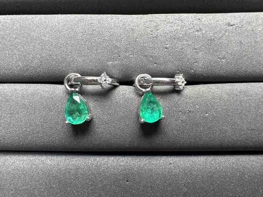 A14835 Emerald Earrings