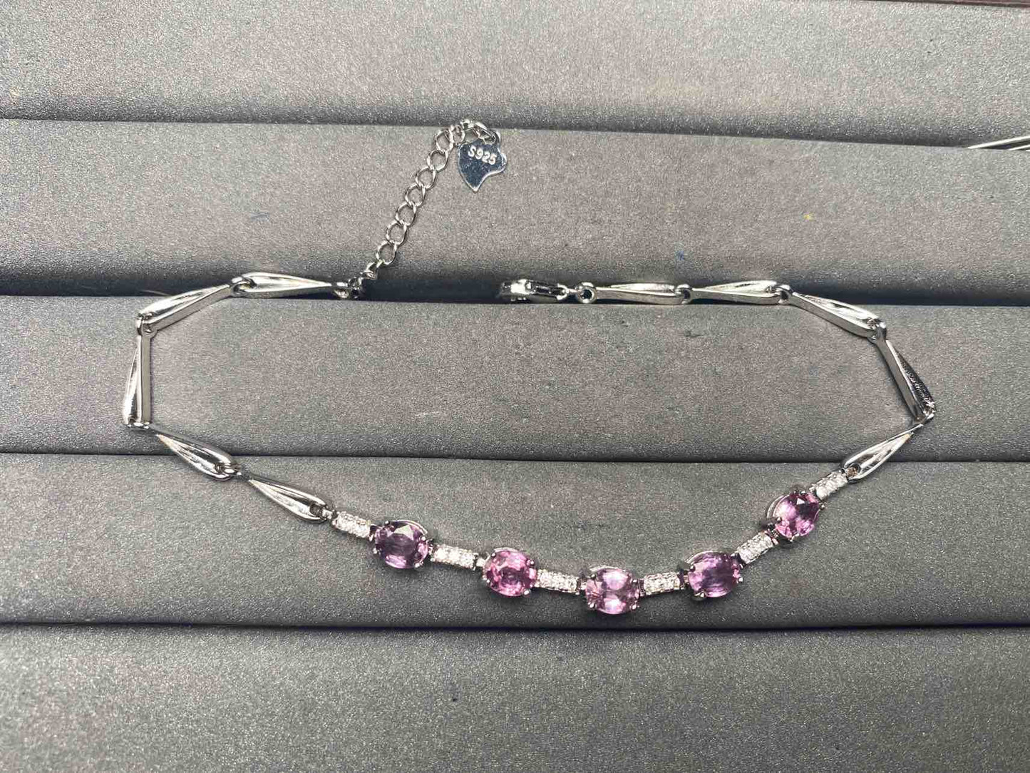 A14847 Pink Sapphire Bracelet