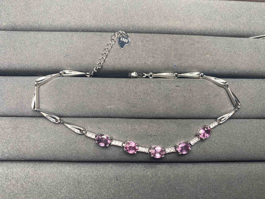 A14847 Pink Sapphire Bracelet