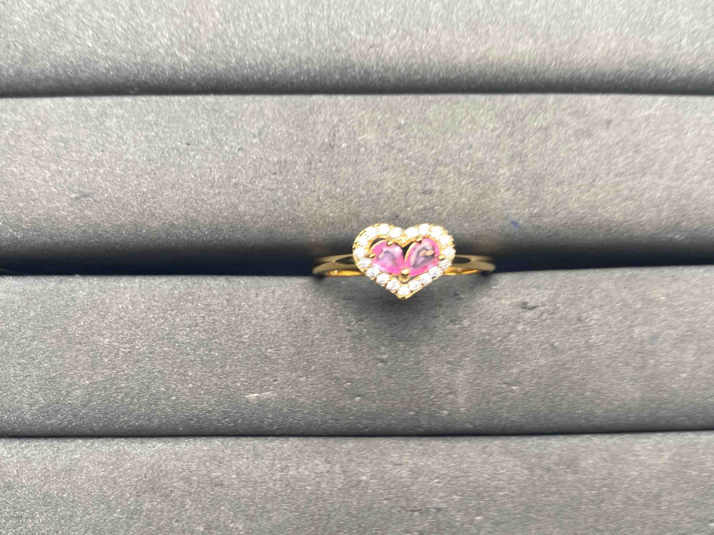 A14856 Pink Sapphire Ring