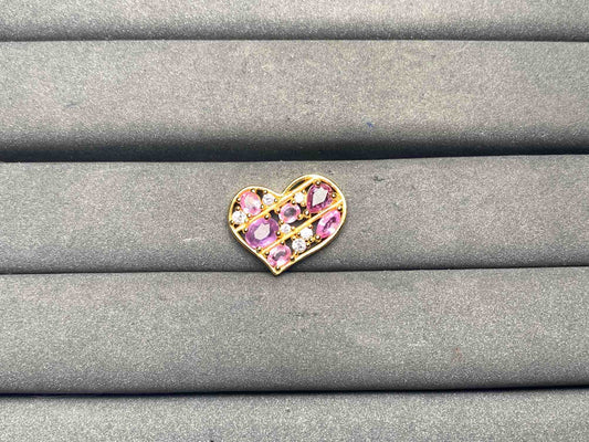 A14873 Pink Sapphire Pendant