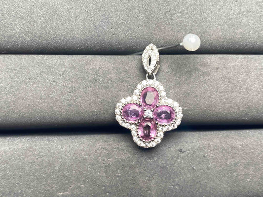 A14876 Pink Sapphire Pendant