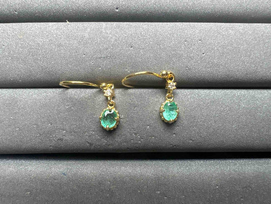 A14943 Emerald Earrings