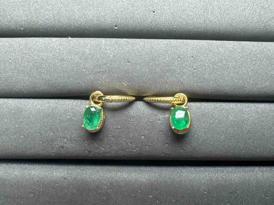 A14946 Emerald Earrings