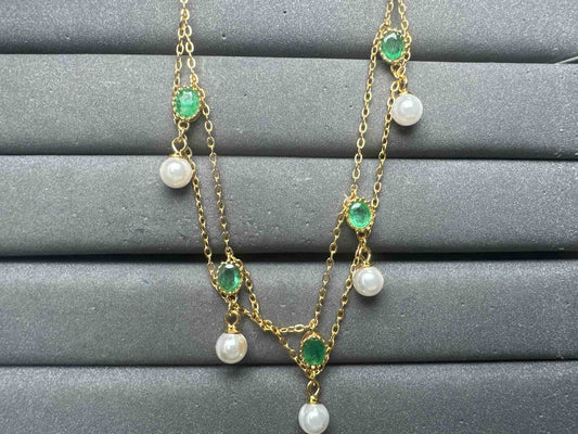 A14954 Emerald Necklace
