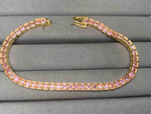 A14967 Pink Sapphire Bracelet