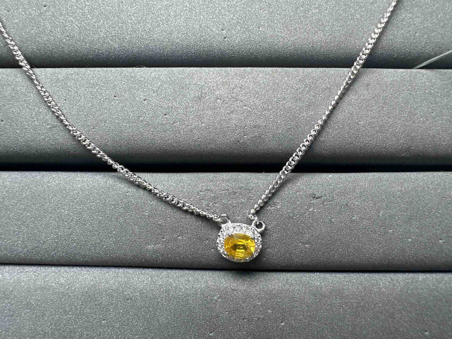 A15010 Yellow Sapphire Necklace