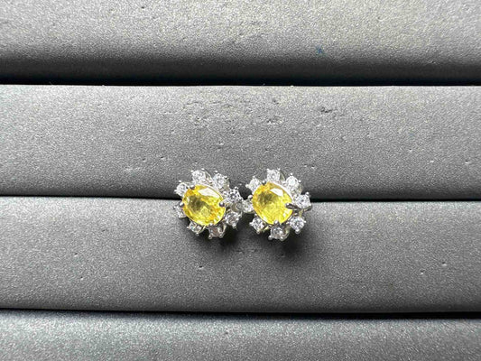A15014 Yellow Sapphire Earrings