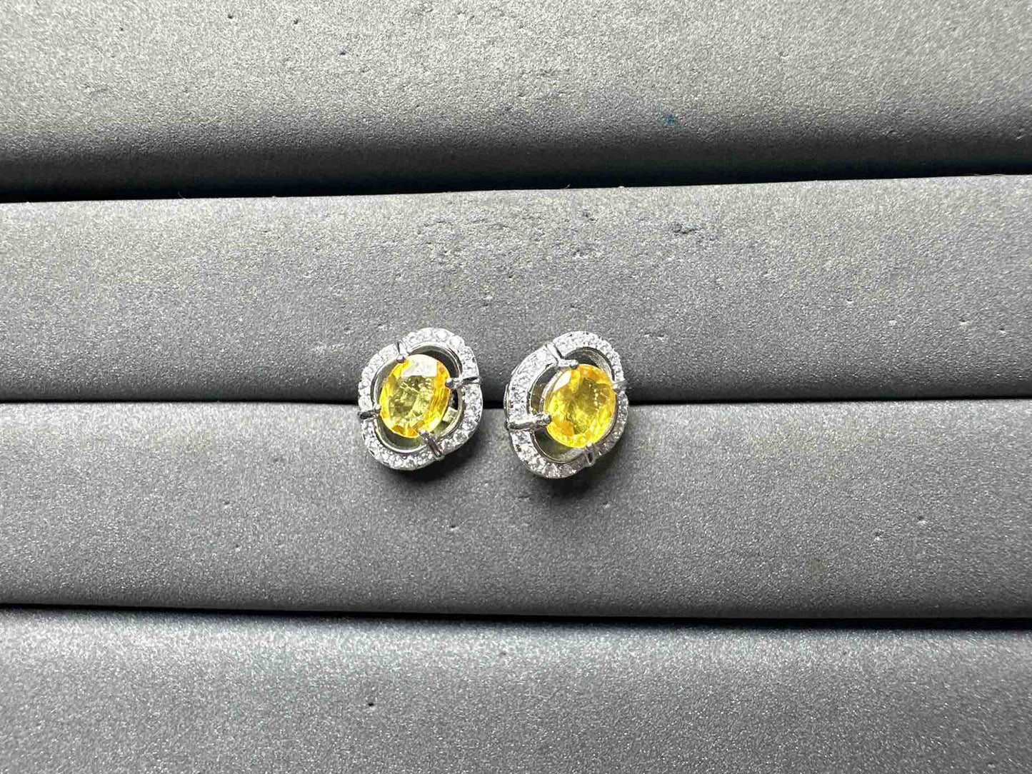 A15019 Yellow Sapphire Earrings