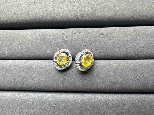 A15019 Yellow Sapphire Earrings