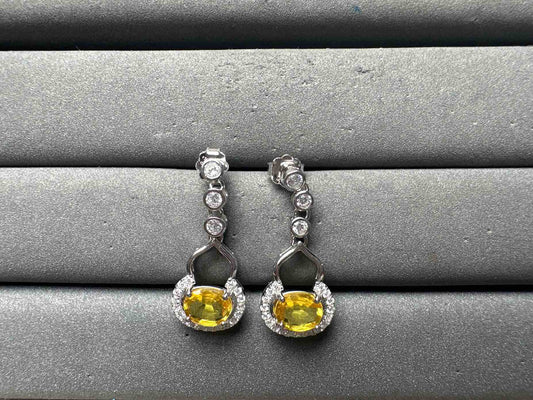 A15020 Yellow Sapphire Earrings