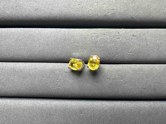 A15021 Yellow Sapphire Earrings