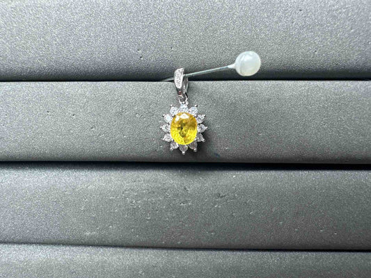 A15025 Yellow Sapphire Pendant