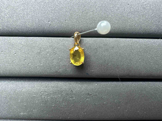 A15027 Yellow Sapphire Pendant
