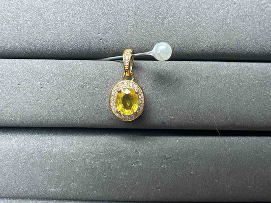 A15029 Yellow Sapphire Pendant