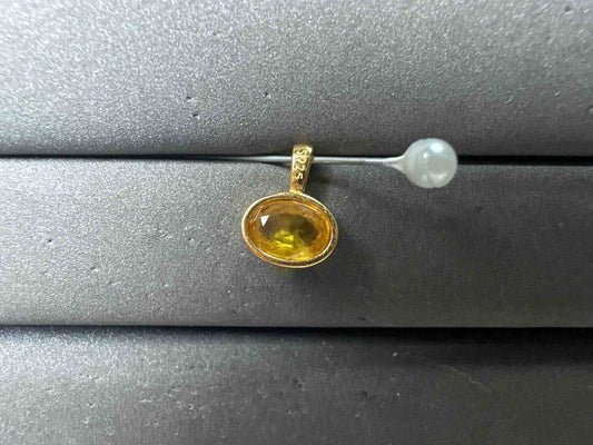 A15032 Yellow Sapphire Pendant