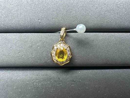 A15035 Yellow Sapphire Pendant