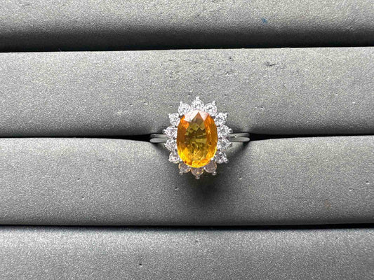 A15043 Yellow Sapphire Ring
