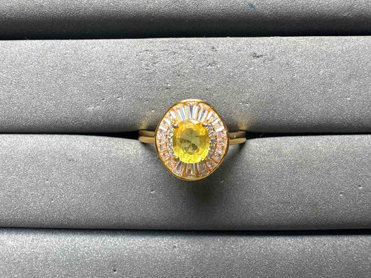A15044 Yellow Sapphire Ring