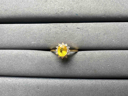 A15046 Yellow Sapphire Ring