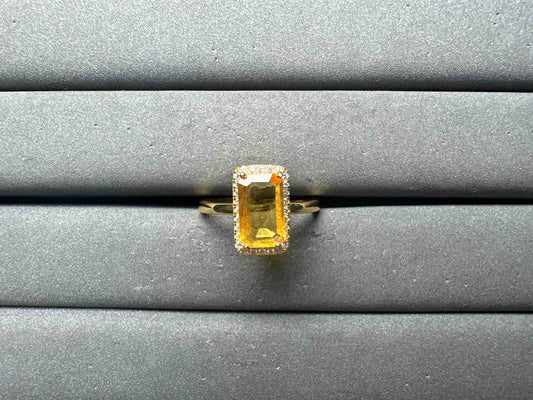A15047 Yellow Sapphire Ring