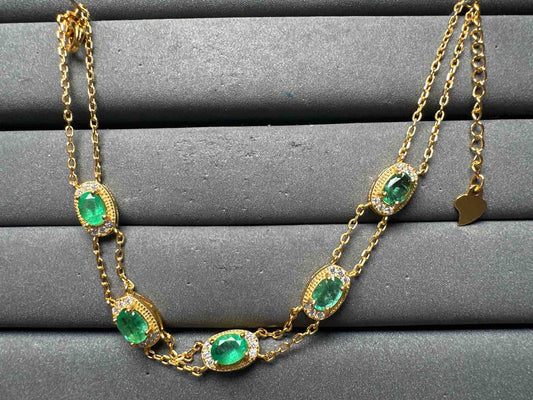 A15072 Emerald Bracelet