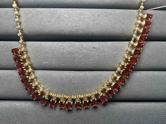 A15101 Garnet Necklace