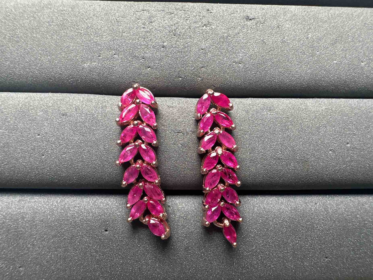 A15120 Ruby Earrings