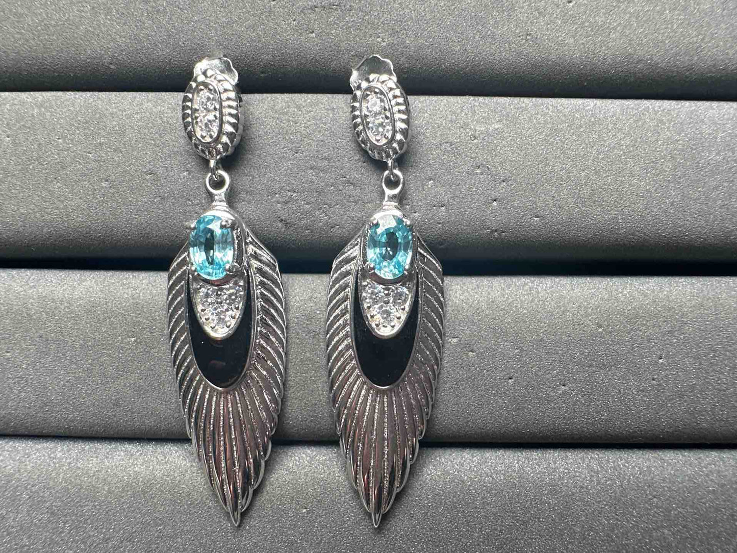 A15198 Natural Zicorn Earrings