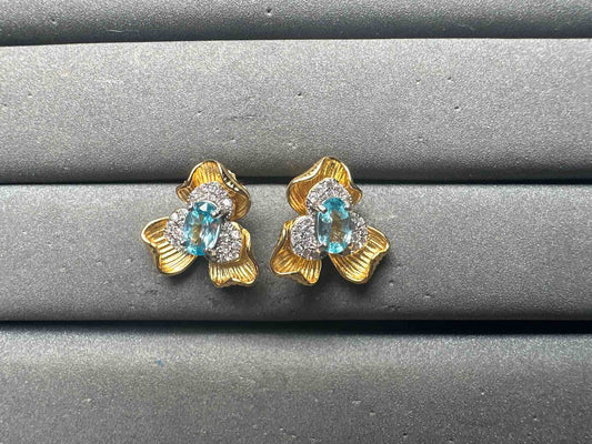 A15207 Natural Zicorn Earrings