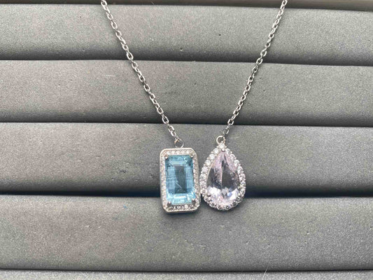 A15309 Aquamarine Necklace