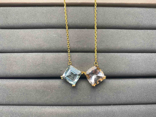 A15313 Aquamarine Necklace