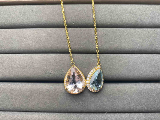 A15318 Aquamarine Necklace