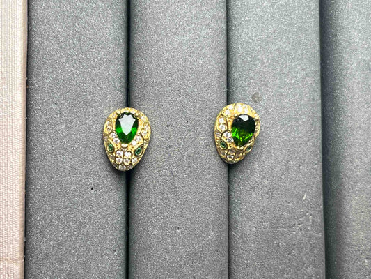 A15551 Diopside Earrings