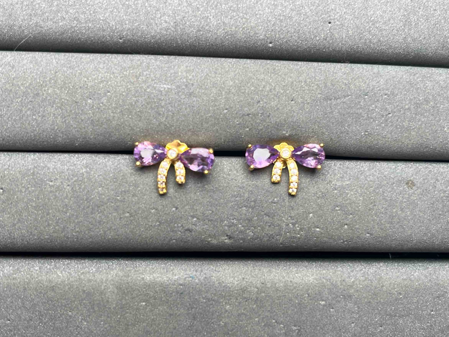 A15560 Amethyst Earrings