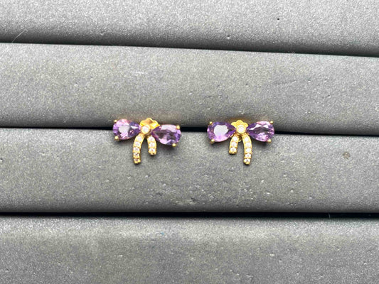 A15560 Amethyst Earrings