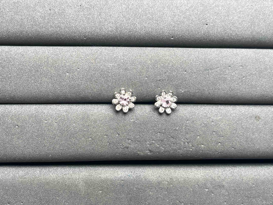 A15588 Pink Sapphire Earrings