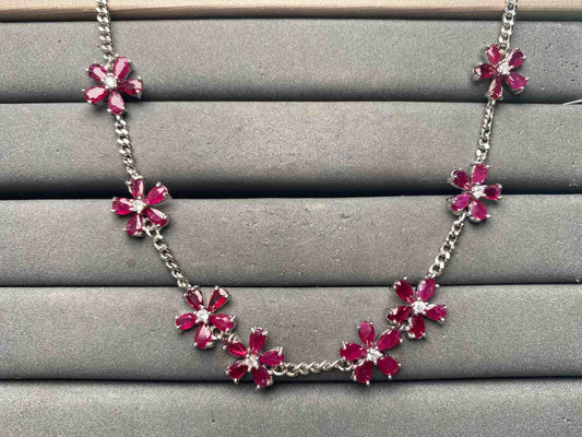 A15662 Ruby Necklace