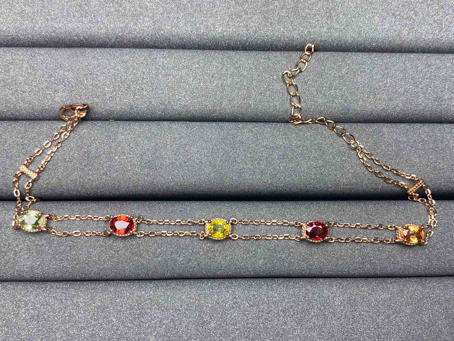 A1569 Colorful Sapphire Bracelet