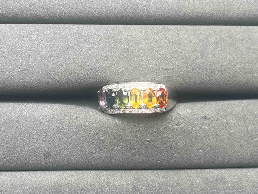 A15711 Colorful Sapphire Ring