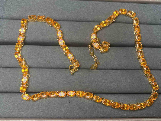 A15736 Yellow Sapphire Necklace