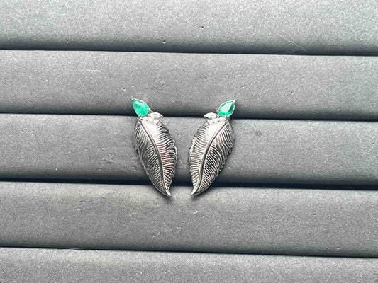 A15903 Emerald Earrings