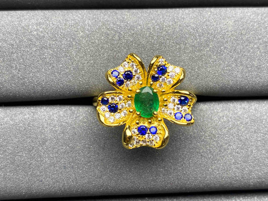 A1606 Emerald Ring