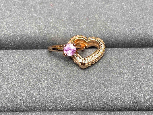 A1665 Pink Sapphire Pendant