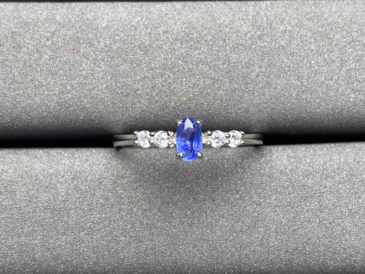 A1690 Cornflower Sapphire Ring
