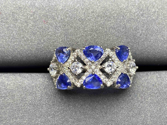 A1692 Cornflower Sapphire Ring