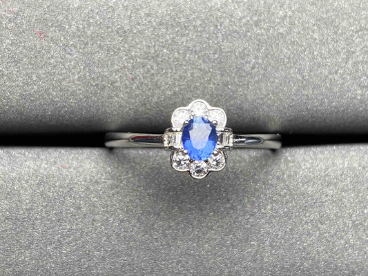 A1698 Cornflower Sapphire Ring