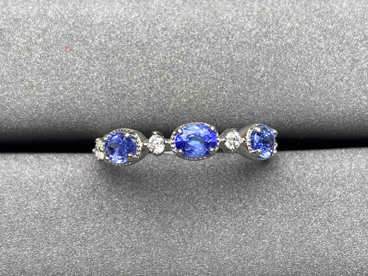 A1704 Cornflower Sapphire Ring