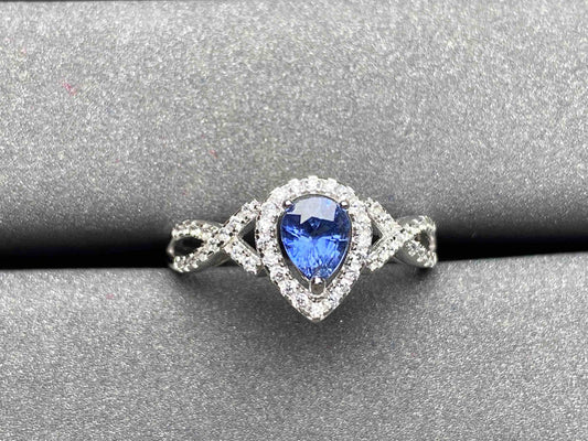 A1706 Cornflower Sapphire Ring