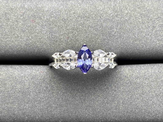 A1708 Cornflower Sapphire Ring